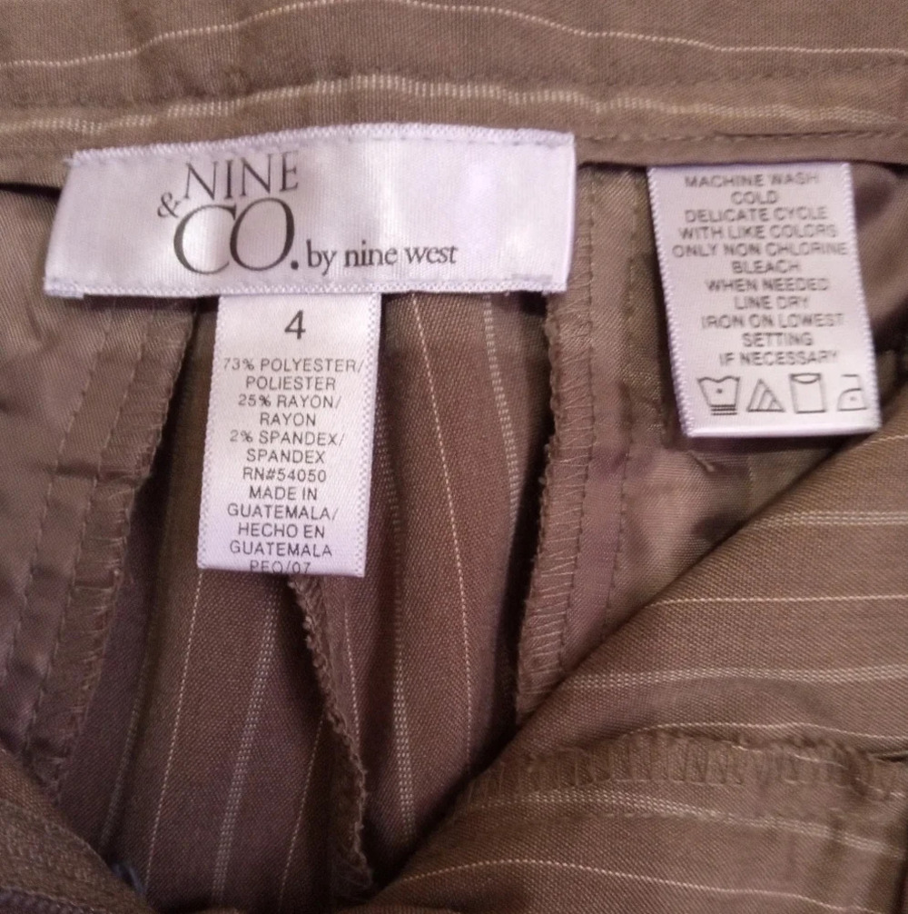 Nine and Co. pinstripe trousers women's size 4 - Picture 8 of 11